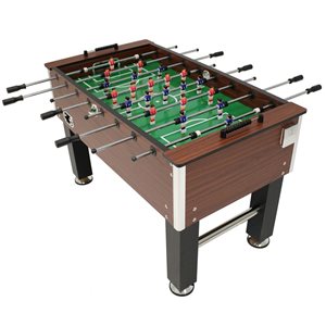 Sunnydaze Decor 55-in L Foosball Game Table with Drink Holders