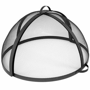 Sunnydaze Decor 36-in W Easy Access Steel Outdoor Fire Pit Spark Screen
