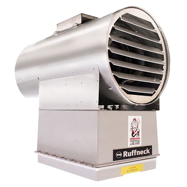 Ruffneck Stainless Steel 480 V Wash Down Unit Heater c/w Thermostat - 3Ø 10 kW
