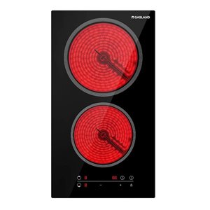 GASLAND 12-in Built-in 2-Element Radiant Electric Cooktop - Black