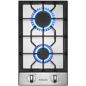 GASLAND 12-in Built-in Gas Cooktop with 2-Sealed Burners - Stainless Steel