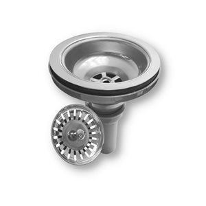 ONEX 3-1/2-in Kitchen Sink Drain Assembly w/ Removable Sink Strainer Basket/Stopper
