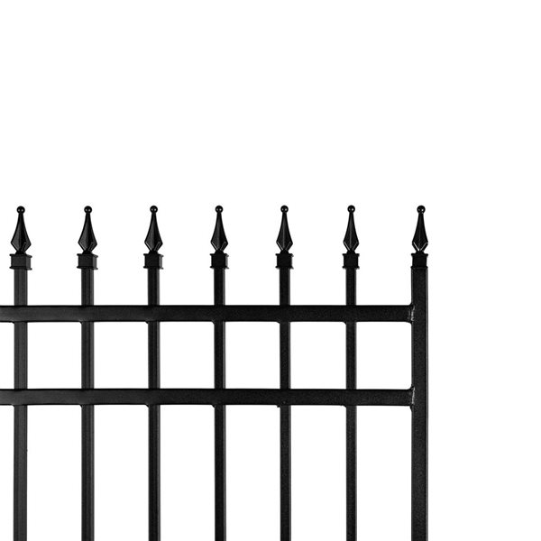 ハギ0 Nuvo Iron Tiger Eye 45 W x 46-in H Black Galvanized Steel