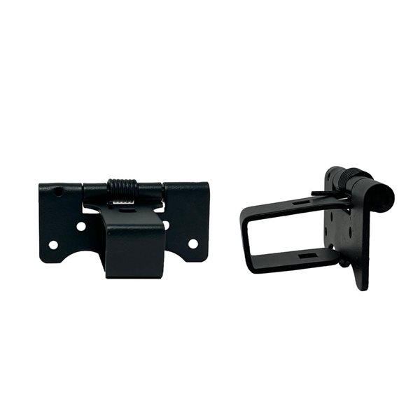 ハギ0 Nuvo Iron Tiger Eye 45 W x 46-in H Black Galvanized Steel