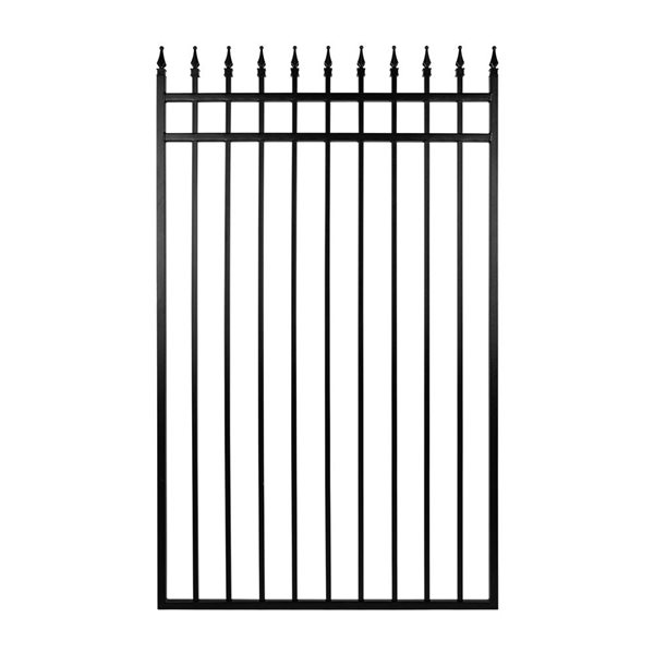 Nuvo Iron Tiger Eye 45 W x 68-in H Black Galvanized Steel