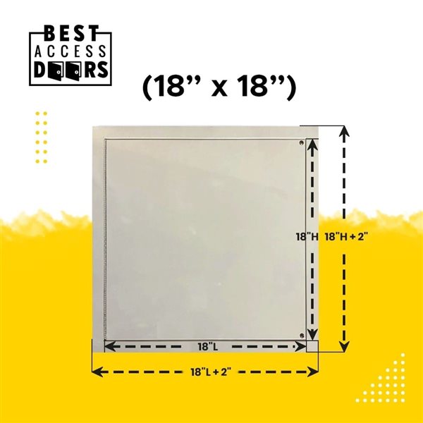 Best Access Doors 18 x 18-in Airtight Watertight Flush Access Door