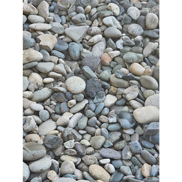 MyGardenBag 2 to 6-in River Rocks - 80-ft² at 2-in Depth AGG26RR | RONA