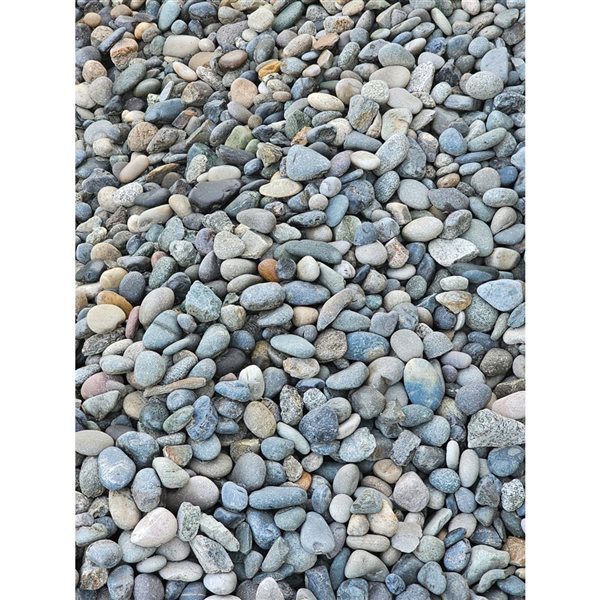 MyGardenBag 1 to 3-in River Rocks - 80-ft² at 2-in Depth AGG13RR | RONA