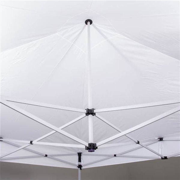 Impact Canopies Canada Evento 10 x 10-ft Steel Frame Pop-Up Canopy Kit - White Top