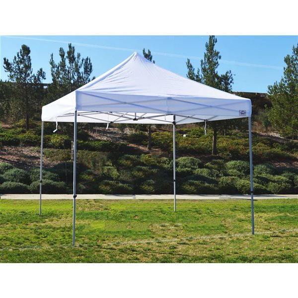 Impact Canopies Canada Evento 10 x 10-ft Steel Frame Pop-Up Canopy Kit - White Top