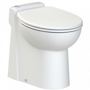 Toilette murale SaniMarin 4 de SFA Saniflo 12 V pour VR, blanc
