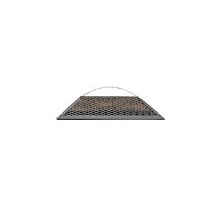 Pare-étincelles pour foyer extérieur au bois 32 de Black Earth, acier inoxydable