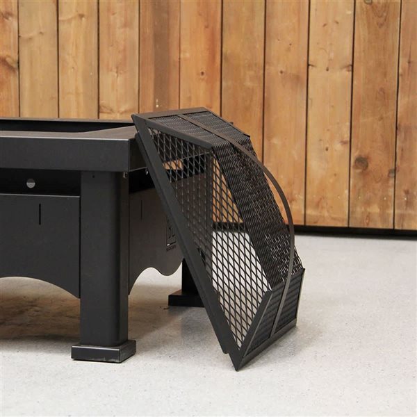 Black Earth Fire Pit 32 Stainless Steel Spark Screen