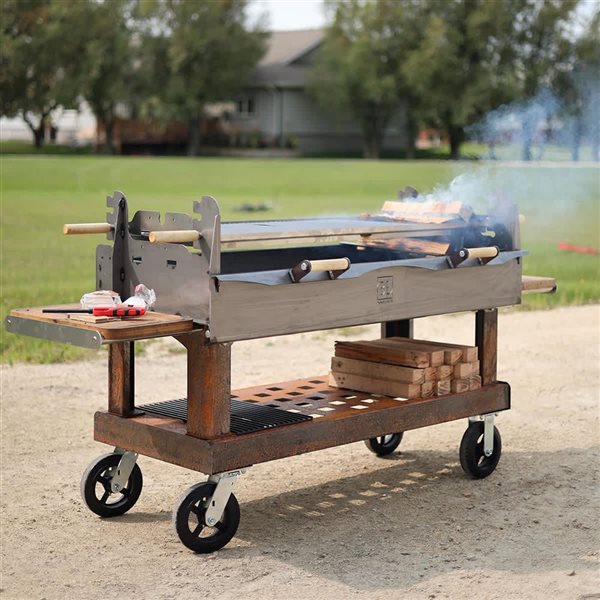 Black Earth Gaucho 53 Steel Barbecue