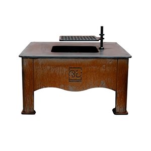 Black Earth Teppan 39 Cast Iron Barbecue