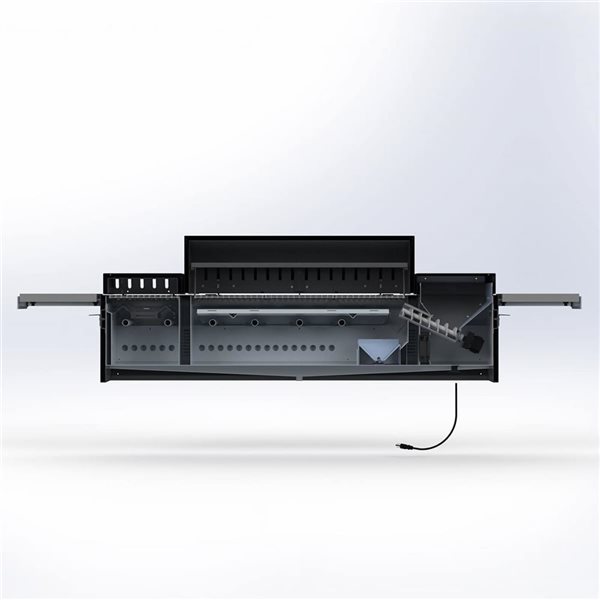 Black Earth Hybrid Built-In Stainless Steel Barbecue w/ 850-in² Grilling Surface
