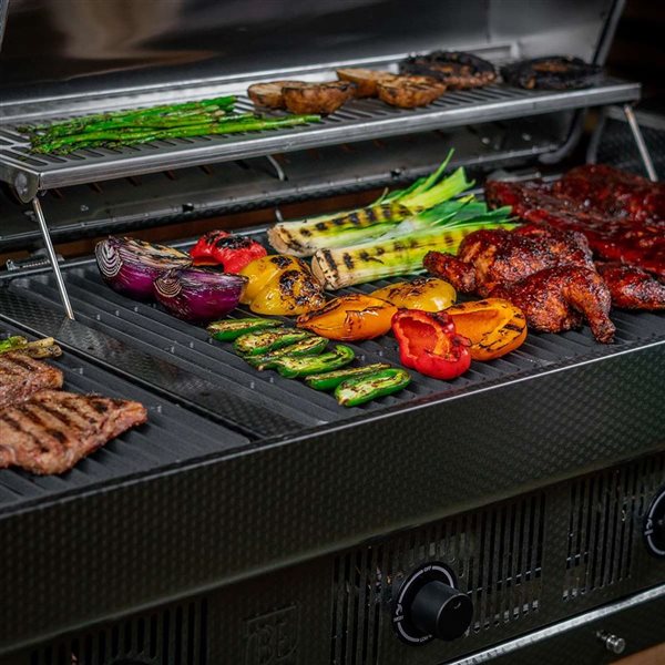 Black Earth Hybrid Built-In Stainless Steel Barbecue w/ 850-in² Grilling Surface