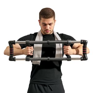 Soozier Chest Expander with 22-176 lbs Adjustable Spring Resistance