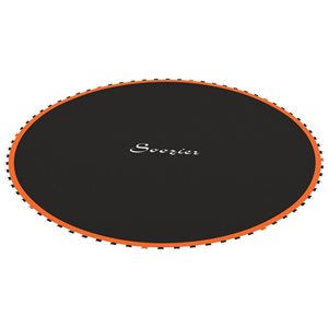 Tapis de remplacement pour trampoline Soozier orange pour trampoline de 12 pi