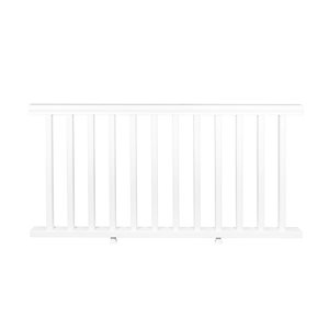 everhome 3-ft x 6-ft White Vinyl Railing Kit