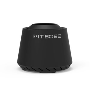 Foyer sans fumée Pit Boss 22,8 po l. en acier noir