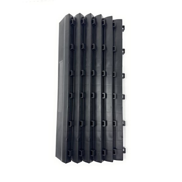CarTrax FX 6-Piece 15.75 x 2.36-in Black Ribbed Female/Looped Garage ...
