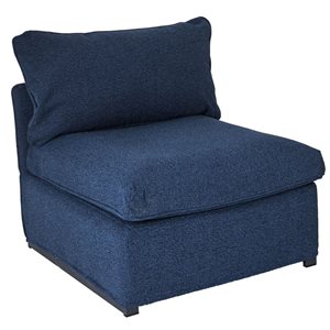 Fauteuil modulaire Flexiform Patio Flare bleu sans accoudoirs