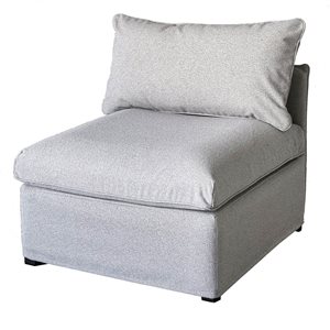 Fauteuil modulaire Flexiform Patio Flare gris sans accoudoirs