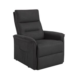 Fauteuil inclinable Brassex, gris foncé