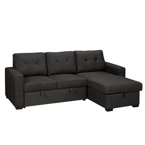 Brassex Boris  Sleeper Sofa Bed - Grey