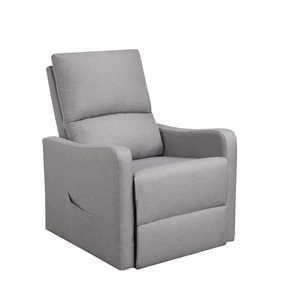 Fauteuil inclinable Brassex, gris clair