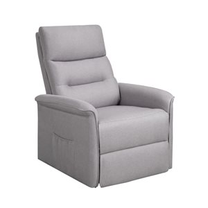 Fauteuil inclinable Brassex, gris clair