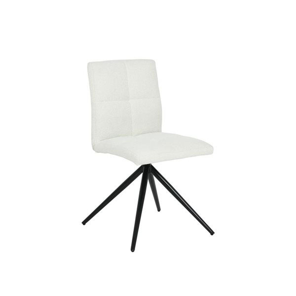 Brassex Ethal 2-Piece Dining Chair Set - White