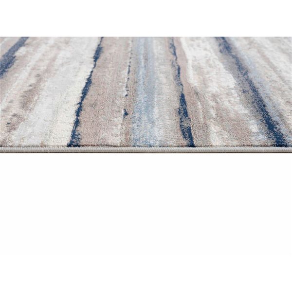 Rug Branch Modern Havana 2 W x 2-ft L Blue Square Indoor Doormat Rug