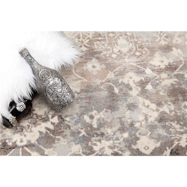 Rug Branch Modern Havana 2 W x 3-ft L Navy Rectangular Indoor Doormat Rug