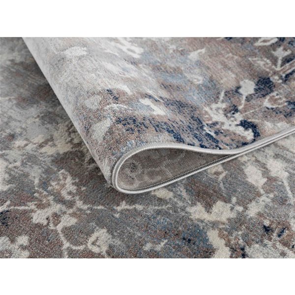 Rug Branch Modern Havana 2 W x 3-ft L Navy Rectangular Indoor Doormat Rug