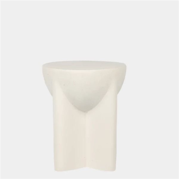 Plata Import Fuentes Side Table 15 x 18 in - White