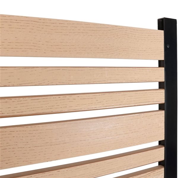 Enclo Privacy Screens Florence 6-ft WoodTek Cedar Vinyl Freestanding Privacy Screen with Planter Box