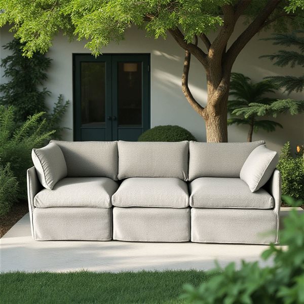 Patio Flare Flexiform Grey 3 Seater Patio Patio Modular Set