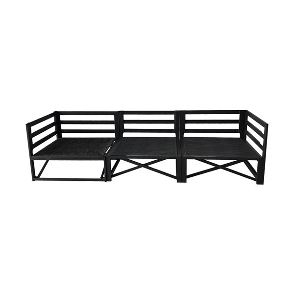 Patio Flare Flexiform Grey 3 Seater Patio Patio Modular Set
