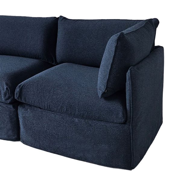 Ensemble modulaire de patio 3 places Flexiform par Patio Flare bleu