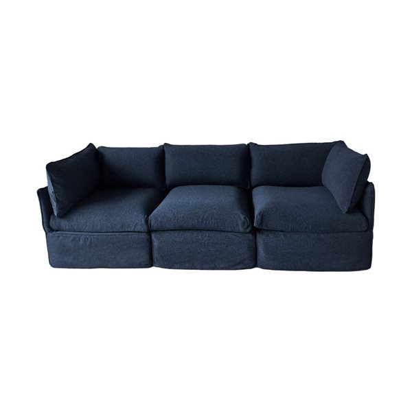 Ensemble modulaire de patio 3 places Flexiform par Patio Flare bleu