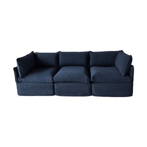 Ensemble modulaire de patio 3 places Flexiform par Patio Flare bleu