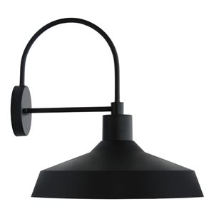 Whitfield Lighting Mason 1-Light LED Outdoor Wall Sconce - Matte Black