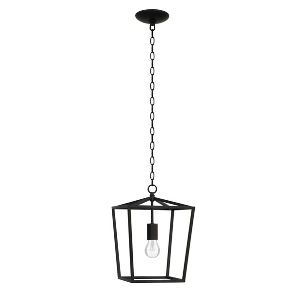 Whitfield Lighting Denise 1-Light Pendant - Black
