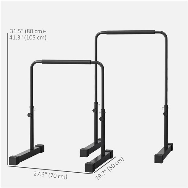 Soozier Height Adjustable Push Up Bars