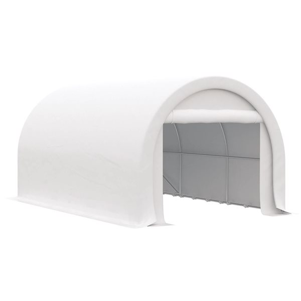Outsunny 10 x 16-ft White Carport Storage Tent