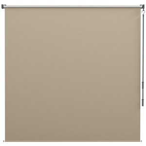 Outsunny 6 x 6-ft Outdoor Roller Shade Patio Blinds - Beige
