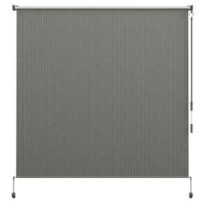 Outsunny 6 x 6-ft Outdoor Roller Shade Patio Blinds - Dark Grey