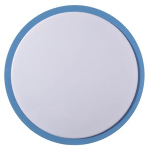 Quickway Imports LED Ceiling Light 15.5-in with Blue Trim 6500K Daylight - Set of 2